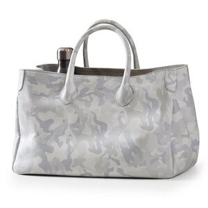 Mark & Graham Elisabetta Slouch Handbag Grey Camo